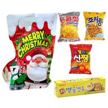 2022년 크라운 크리스마스 산타양말 선물세트 (신짱+콘칲+죠리퐁+국희샌드) 세트, 신짱+콘칲+죠리퐁+국희샌드 4세트