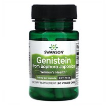 스완슨 제니스테인 프롬 소포라 자포니카 125mg 60 베지캡슐, 1개, 60정
