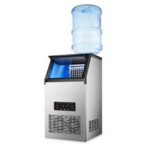 업소용제빙기 대용량 230W 상업용 제빙기 110v220v 가정용 우유 차 커피 숍 자동 70KG, SK-40F1100V+미국