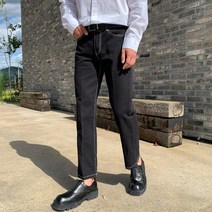 퀄리티 스티치 레귤러 데님 레귤러 일자핏 스티치 디자인 청바지 남자 봄 여름 가을 겨울 바지 옷 코디