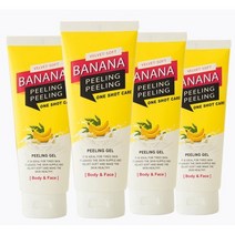 [특별사은품 증정] 바나나 필링필링 바디스크럽 필링젤 200g x 4종 각질관리 피부관리 때제거 때비누, 본품set