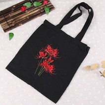 에코백 꽃 자수 diy 집콕 취미 생활 잡순이 공예 초보, 해안의 영혼 [패키지+모조대나무 자수스트레치]