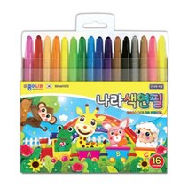 종이나라 나라 색연필 12색 16색