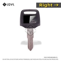 바이크키복사 보조키 열쇠복사 탑케이스 사이드 3Pcs 오토바이 키 혼다 DIO 56 57 Z4 125 SCR100 WH11, 01 1 PCS Right
