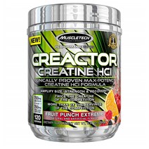 머슬테크 MuscleTech 크리엑터 크레아틴 HCI 파우더 마이크로나이즈드크레아틴 프루트펀치 269g, 1세트, 1개