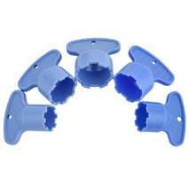 싱크수리렌치 육각 깔깔이 공구 6각 렌치 5pcs 플라스틱 수도꼭지 aerator 수리 교체 도구 스패너 렌치 위, 01 as picture