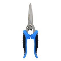 다목적 가위 W-110C 케이블 커터 스테인 톱니날 만능 SUS 멀티 전지 와이즈맨 녹방지 고강도 작업용 공구 고강도 스테인리스 다용도가위 원예 수공예 잠금레버 고무그립 커터