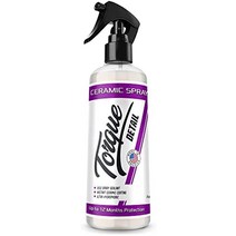 휠도색 도구 키트 토크 디테일 세라믹 스프레이 - 적용하기 쉬운 세라믹 코팅 스프레이 - 독점 실리카 포뮬러(nano sio2) 씰 amp 쉴드 자동차의 클리어 코트 - 소수성, 8온스