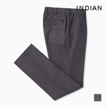 인디안 INDIAN 그레이 노말 잔프린트 져지 본딩팬츠_ MITDLUWA221