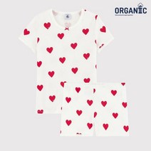 PETIT BATEAU 24SS 쁘띠바또 하트 패턴 파자마