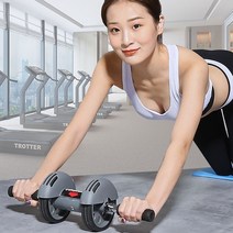 SMABAT 복부 운동 기구 배살빼기 AB운동슬라이더 복근운동기구 AB훨 무소음 홈트레이닝, 그레이