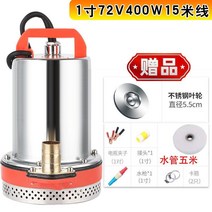전동차 V24V 직류 잠복해 있다 O 펌프 48V60V 배터리 양수기 가정용 농용 선박용 우물이다 2523261583, 1인치 72V400W 15메터 스텐레