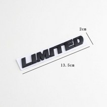 자동차 엠블럼 차량 새차선물 BMW 벤츠 기아 앰블럼 자동차 3D 금속 크롬 블랙 배지 스티커 1 개 럭셔리 글자 엠블럼 로골 도요타 하이랜더용, Style 2
