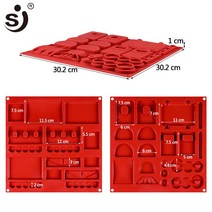 베이킹몰드 베이킹틀 SJ 크리스마스 케이크 금형 진저 브레드 기차 장식 Diy 실리콘 베이킹 무스 크래프트, 한개옵션0