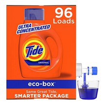 Tide Eco-Box 타이드 액체 세탁세제 에코박스 오리지널 105floz(3.1L)