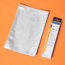 비접착 은박 증착 봉투 20x30 200매 소형 광택 은색 알루미늄 포장지 지퍼백 파우치, (비접착) 20x30 은박 200매