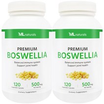 [미국빠른직구] 마이라이프 내추럴스 보스웰리아 500mg, 120정, 2개