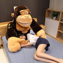장난감 고릴라 오랑우탄 생일 조카 여친 시뮬레이션 인형 동물 선물 크리스마스 봉제 창의적인 친구 대형, 160cm_01=1