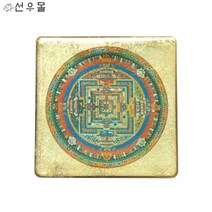 만다라 스티커(대) - 불교용품 악세사리 휴대폰미끄럼방지 노트 차량 인테리어장식품, 단품