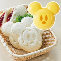 헬로키티 미키마우스 샌드위치 메이커(입체 모양틀 토스트 만들기)