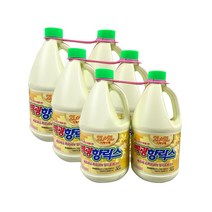 백광 향락스 2L x 6개 천연소금 소독 표백 화장실 청소 욕실 살균