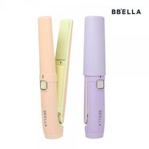 [엠엔] 비비엘라 쾌속발열 충전식 휴대용 여행용 무선 미니 고데기, HGK-SMP(퍼플핑크)