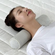 집콕 경추베개 거북목 일자목 목디스크 수건 경추목베개, 메밀 기능성 네츄럴, 1개