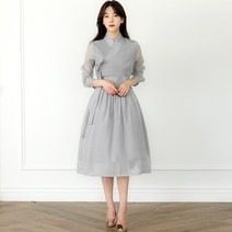 생활한복에 생활한복을 더한 철릭 원피스 빅사이즈 퓨전의상