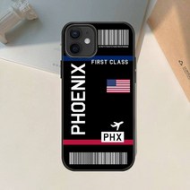 시카고밴더 보스턴 뉴욕 마이애미 시카고 비행 티켓 소프트 TPU 커버 폰 케이스 Apple IPhone 11 Pro XS MA, 09 a5_15 for iPhone XR