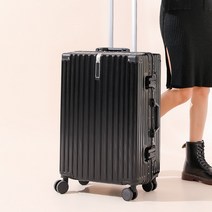 기내용 캐리어 수하물 여행 가방 트롤리 수하물 여성용 알루미늄 프레임 모델 강력하고 휠