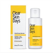 비타민앰플 모공 비타민C 씨 바르는앰플 세럼 Clear Skin Days 히알루론산 글리콜산 살리실산 클래리파잉 수분 공급 클리어 50ml, 단일수량