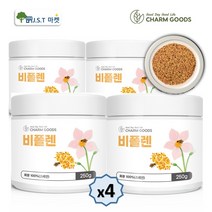 벌꿀 벌화분 먹는 꿀벌 화분 비폴렌 가루 스페인산 250g, 4병