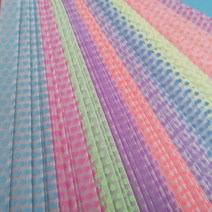 플라스틱 골판지 박스 양면 Noctilucent Heart Cupid Lucky Star A Slip Of Paper DIY Manual Origami Material FLuor, [03] heart-210pcs