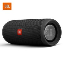 100% 원래 JBL 플립 5 블루투스 스피커 미니 휴대용 IPX7 방수 무선 야외 스테레오베이스 음악, BLACK
