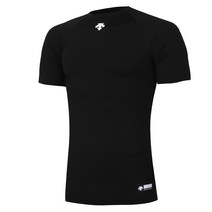[DESCENTE] SN221ZCO42 BLK0 베이스볼 반팔 크루넥 언더셔츠(블랙)