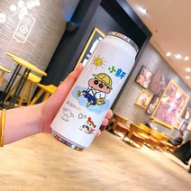 캐릭터 보틀 휴대용 텀블러 짱구 스테인레스 물병, Q