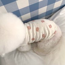환견복 반려동물중성화 고양이수술복 강아지수술복, XS 등길이 20cm 캐티 1 2마리 권장, P.흰 곰