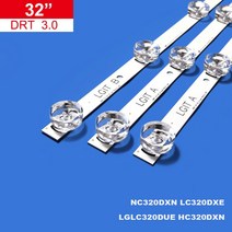 3 개/몫 원래 백라이트 LEDStrip 교체 바 LGLC320DUE HC320DXN NC320DXN LC320DXE FGA6 32 인치 TV LED