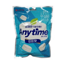 롯데제과 애니타임 민트맛 92g/자일리톨/무설탕 5개 묶음