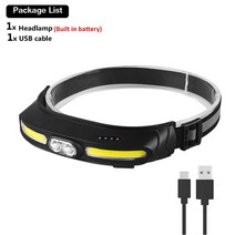 헤드라이트복원 자동차 유리복원제 3pc cob 헤드 라이트 5 모델 라이트 800mah 배터리 기능 작업 lightdouble 광원 손전등 전기 수량 표시 토치, 패키지, 내장 배터리