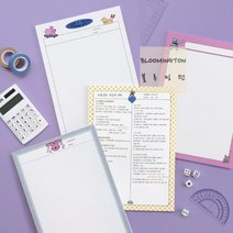 블루밍턴 노트패드_아이코닉_B5_메모패드_떡메모지_버니 C491, 02 핑크