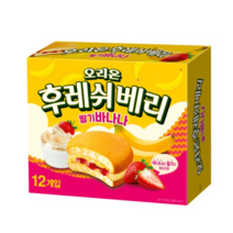 후레쉬베리 오리온 딸기바나나 12p, 6개, 336g