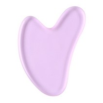 미용 천연 비취 스톤 과샤 보드 스파 테라피 마사지 도구 바디 스크래핑, 02 Light Pink