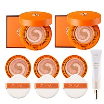 DPC 핑크 아우라 쿠션 에스에이 본품2+리필3+아이크림, 21호, 시즌6 본품2+리필3(블랙/에메랄