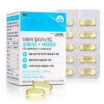 더 퓨어 초임계 rTG형 오메가3 + 비타민D 1000IU 60정
