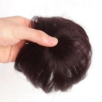 D 탑커버 정수리가발(레드브라운) 인모 부분가발, 상세페이지 참조, 상세페이지 참조