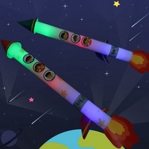 [아트랄라]우주로켓만들기(4개)/우주와환경꾸미기재료/불및막대, 단품