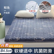 폭신한 매트리스 푹신 편안한 가성비 꿀잠 가정용 다다미 매트리스 보호 매트 학생 기숙사 접이식 패딩 매트리스 싱글 렌탈 룸 특수 매트 이불, 60x120cm [스트랩 없는 아동용 매트리스], F