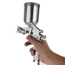 에어스프레이건 페인트 분무기 F75 Professional Paint Spray Gun Sprayer Pneumatic Airbrush 1.5mm Nozzle Automotive, 한개옵션0, 한개옵션0
