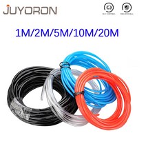 커넥터 커플러 1M 2M 5M 10M 20M 폴리 우레탄 튜브 공기 부품 호스 4mm 6mm 8mm 10mm 12mm 파이프 라인 압축 기용 공압 163144, 02 Transparent 2m_07 16X12mm